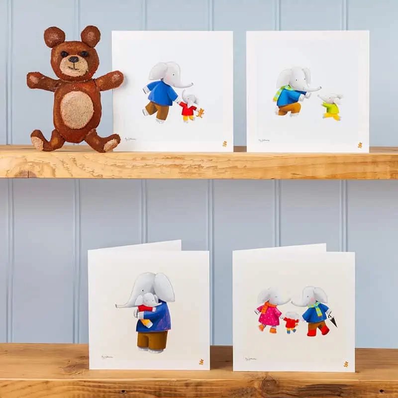Little Elephant Greeting Cards